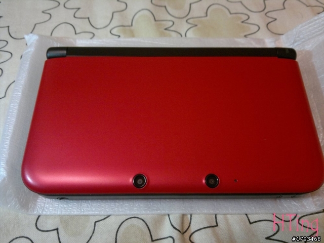 N3DS LL 黑紅色開箱