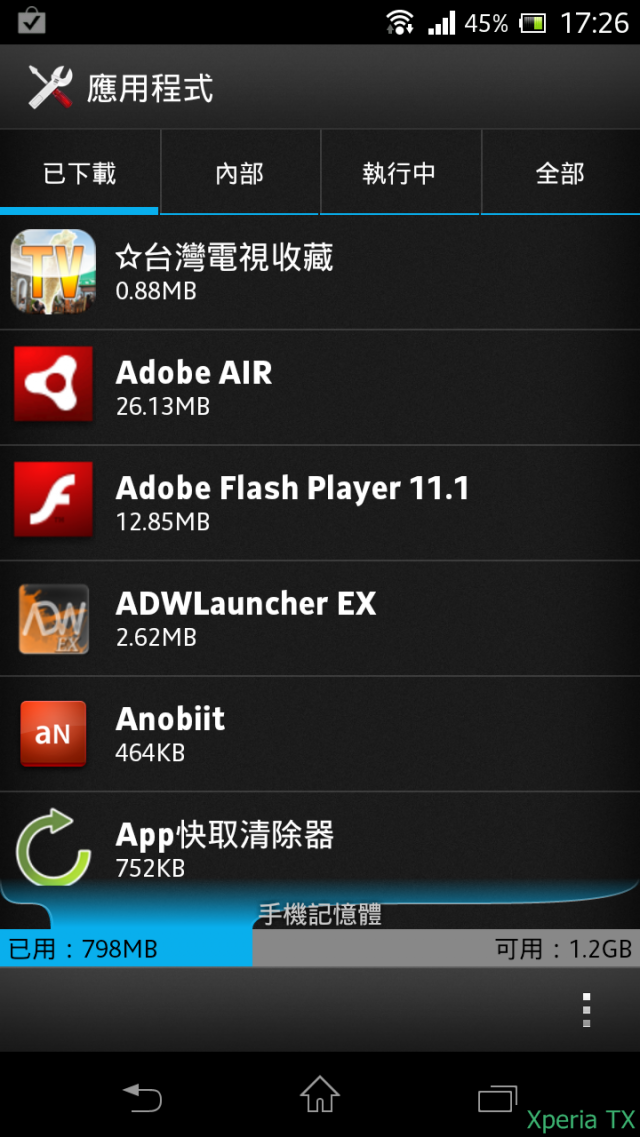 Sony Xperia TX軟體使用比較