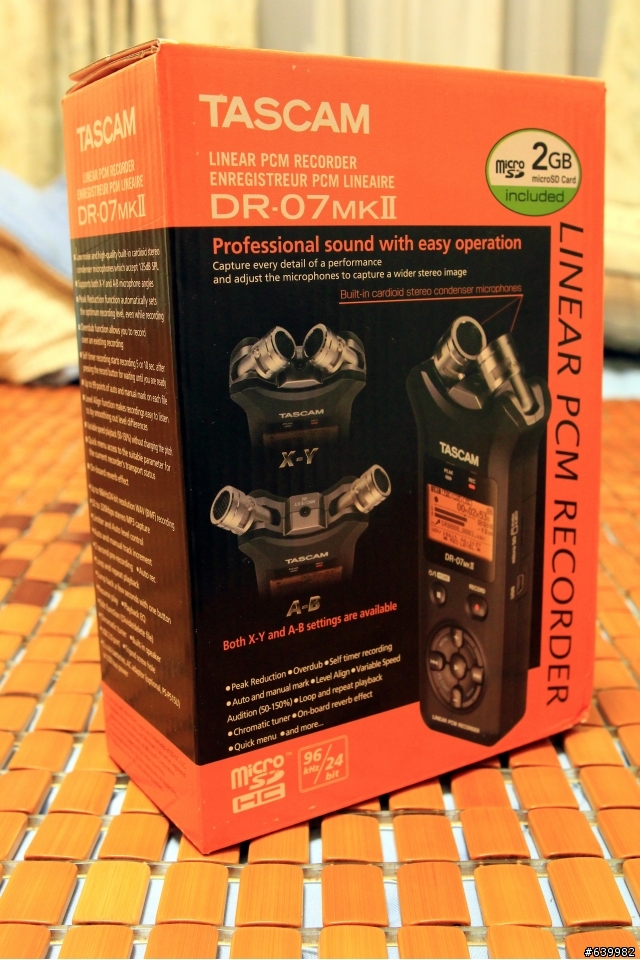 Tascam DR-07 MKII ~專業的錄音筆…or…高級的隨身訊源?