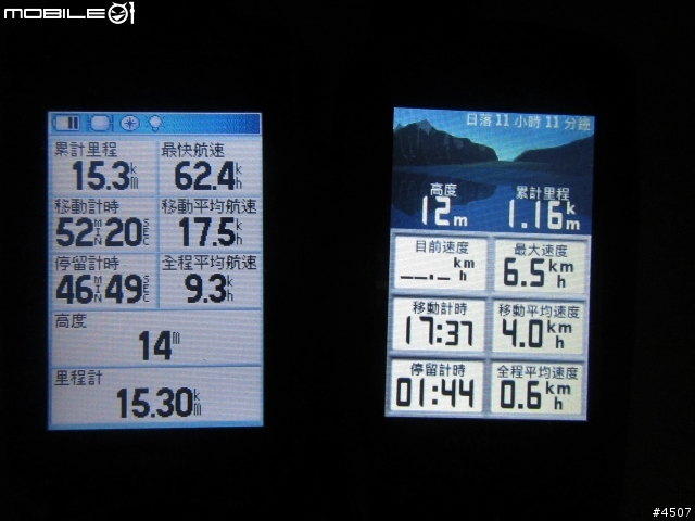GPSmap 62stc VS GPSmap 60CSx 螢幕顯示及字體比較