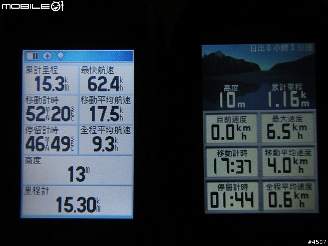 GPSmap 62stc VS GPSmap 60CSx 螢幕顯示及字體比較