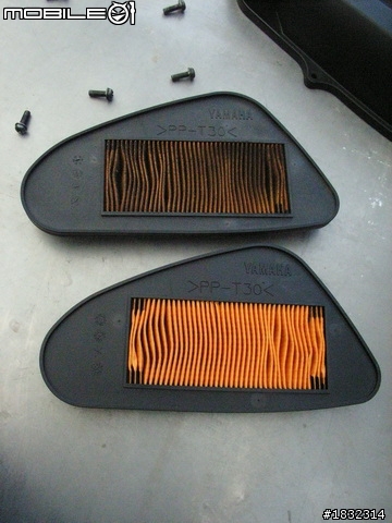 YAMAHA GTR aero 更換空濾 + 傳動小海綿 & 心得 (圖多)