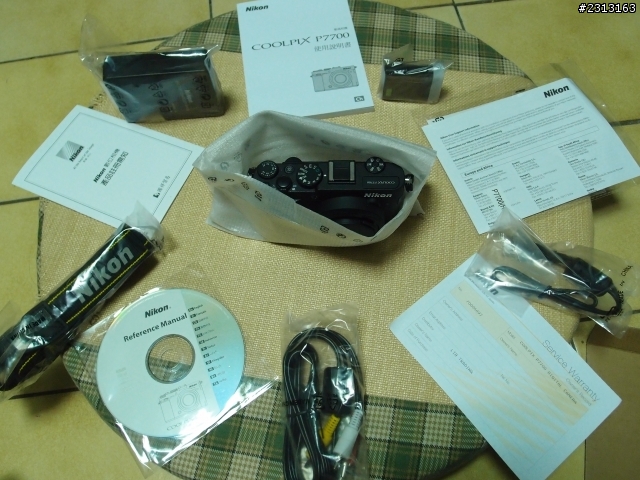 【心得】新機入手P7700簡易開箱~