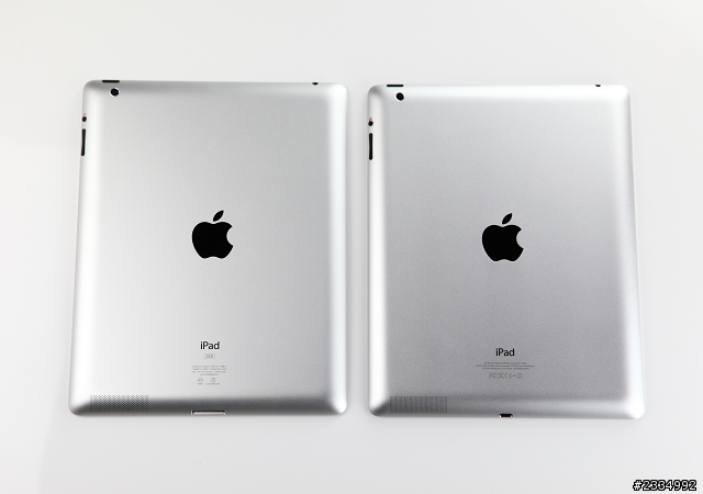 【開箱】iPad 4代與3代的外觀比較 + inature CYCLE多角度保護殼組