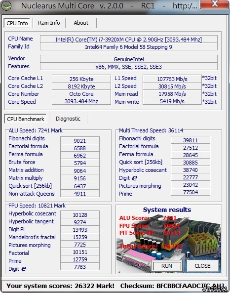 9月中旬購入ThinkPad-W530 & 不專業效能測試純分享