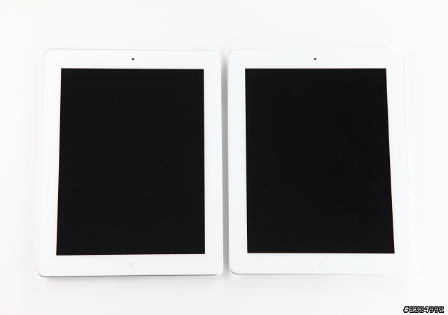 【開箱】iPad 4代與3代的外觀比較 + inature CYCLE多角度保護殼組