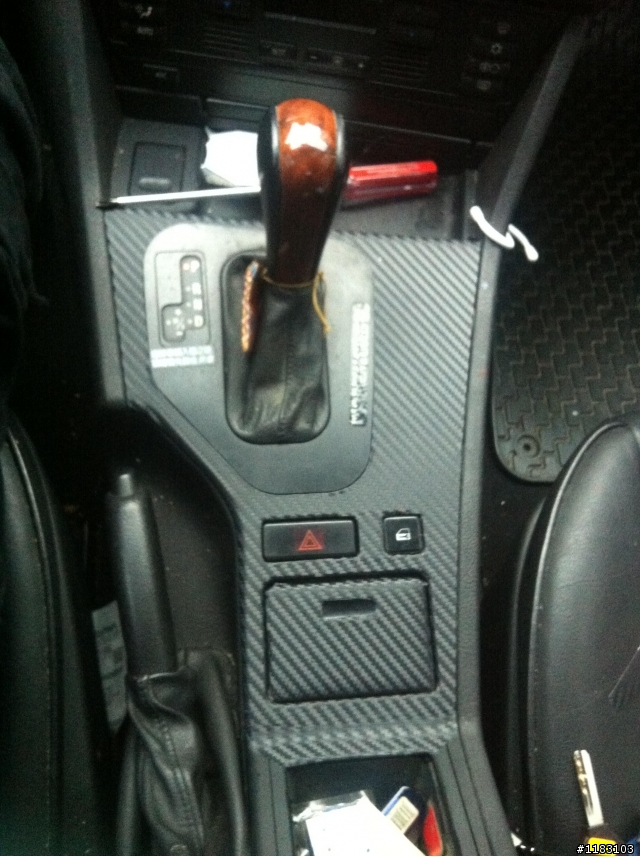 BMW E39 核桃木飾板 DIY 卡夢 (只有完工照)