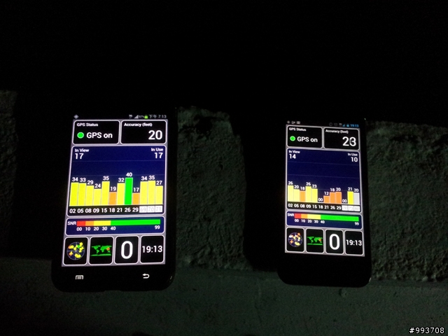 2013/01/27【對比】Padfone2 VS Note GPS test
