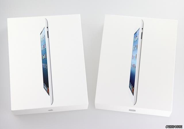【開箱】iPad 4代與3代的外觀比較 + inature CYCLE多角度保護殼組