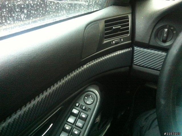 BMW E39 核桃木飾板 DIY 卡夢 (只有完工照)
