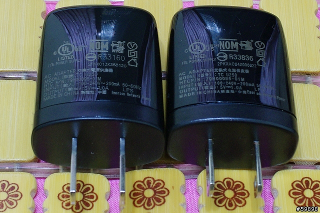 HTC原廠旅充比較與一些USB充電器使用心得