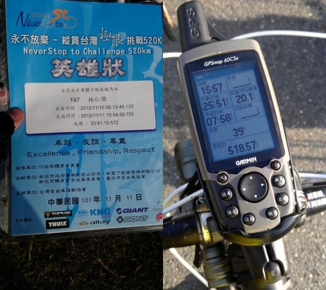 胖子完騎520K雙塔