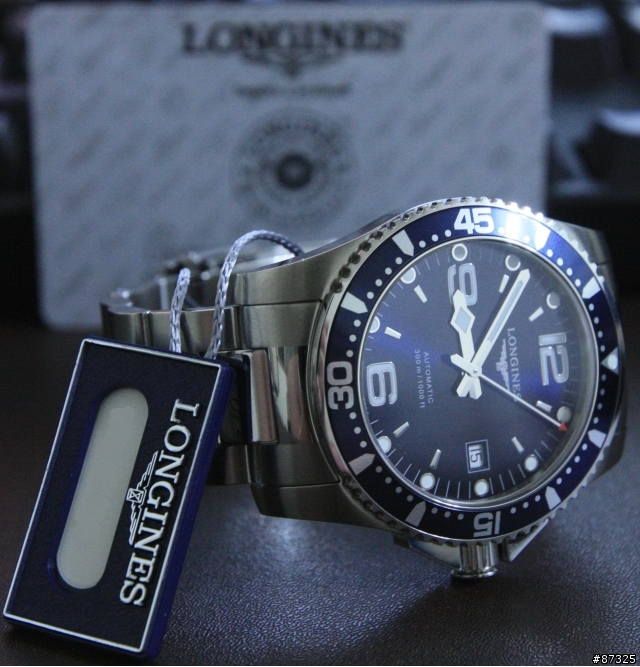 【開箱】LONGINES 深海征服者 藍浪鬼(圖多)