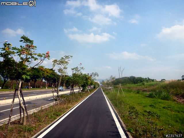大度路自行車道已開通