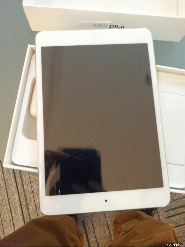 ipad mini白色16G wifi 簡易開箱(字多圖少慎入==)!