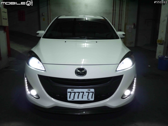 雙白馬五簡單開箱+DAS-3000HD黑騎士行車記錄器+卡夢配件+防眩光後照鏡(藍鏡)+大燈燻黑燈膜+日行燈