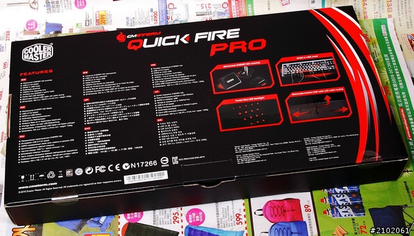 分享推人跳入機械電競鍵盤-CM Storm QuickFire Pro 衝鋒槍