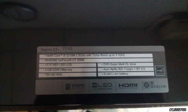 V3-771G-53214G75Makk02入手開箱