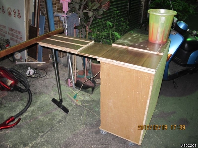 個人簡易工程-第23~2篇-多功能 收納型 組合式 鋸台 (改版篇-鋸台改推台篇 ) -製作紀錄