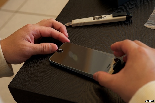 IPhone5開箱加碼PGL(Pangolin)穿山甲玻璃硬式保護貼(iphone+ipad版)