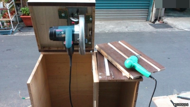 個人簡易工程-第23~2篇-多功能 收納型 組合式 鋸台 (改版篇-鋸台改推台篇 ) -製作紀錄