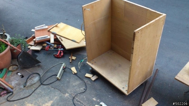 個人簡易工程-第23~2篇-多功能 收納型 組合式 鋸台 (改版篇-鋸台改推台篇 ) -製作紀錄