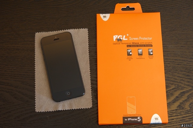IPhone5開箱加碼PGL(Pangolin)穿山甲玻璃硬式保護貼(iphone+ipad版)
