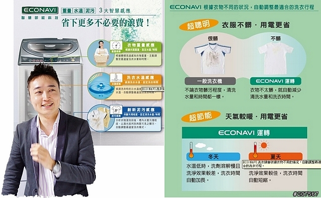 超智慧聰明的洗衣機,PANASNIC ECONAVI科技洗衣機「推薦Panasonic 洗衣機分享會活動」