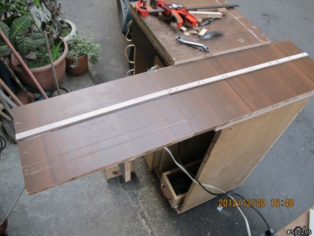 個人簡易工程-第23~2篇-多功能 收納型 組合式 鋸台 (改版篇-鋸台改推台篇 ) -製作紀錄