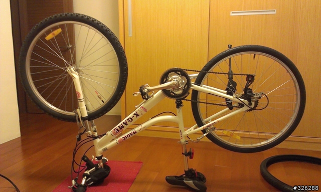 登山車胎換成光頭胎的成效