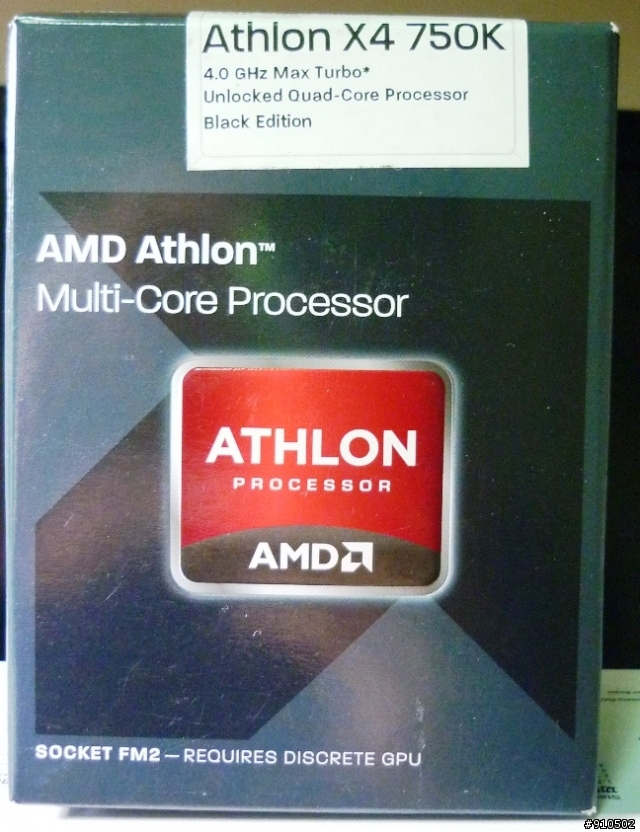 【簡單開箱】技嘉F2A75-D3H & AMD X4-750k