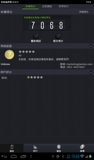 智想 Z7 旗艦版 7吋 雙卡 雙待 8377 解剖 測試