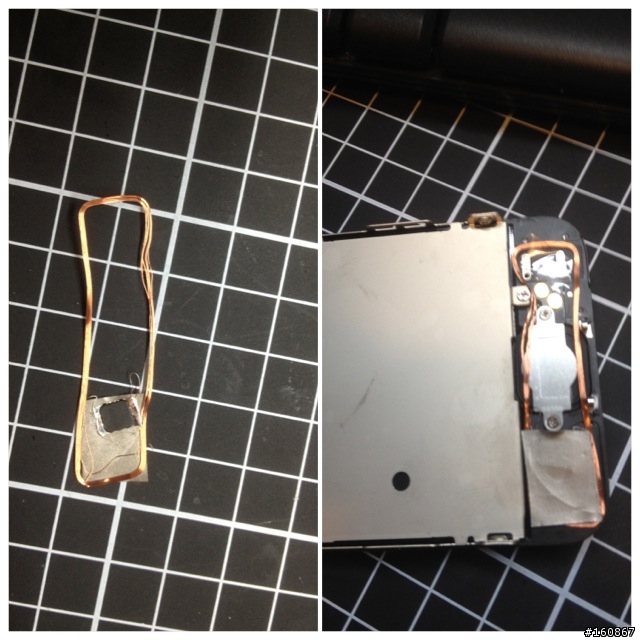 iPhone5悠遊卡植入成功-加碼拆白機圖