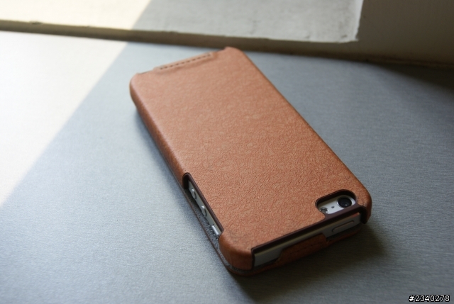 iPhone 5 絲綢紋皮套 開箱初體驗