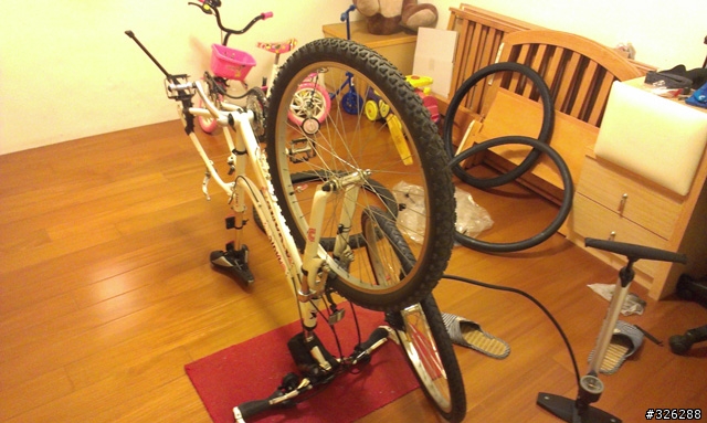 登山車胎換成光頭胎的成效