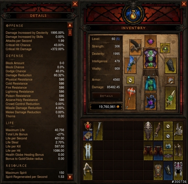 武僧(參考Akira.TT大大)重新配裝,請各方高僧指點