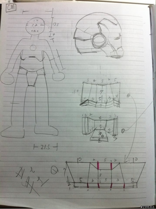 兒子變身 IRON MAN - 媽媽開心繪製五歲鋼鐵人