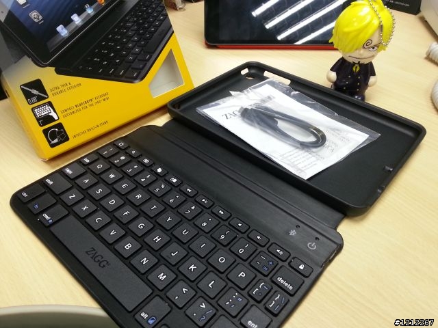 Ipad Mini時尚商務新玩具,藍芽鍵盤ZAGG Keys Mini 7不專業開箱文
