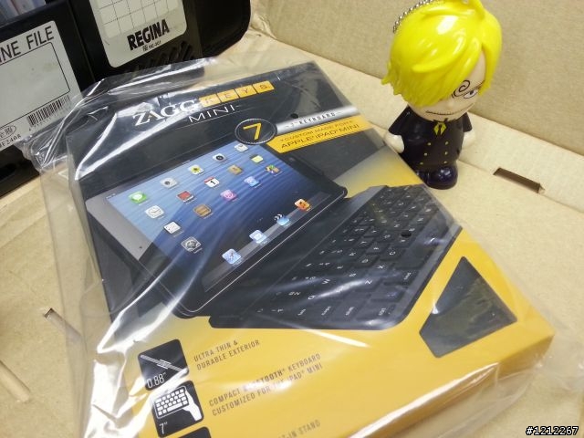 Ipad Mini時尚商務新玩具,藍芽鍵盤ZAGG Keys Mini 7不專業開箱文