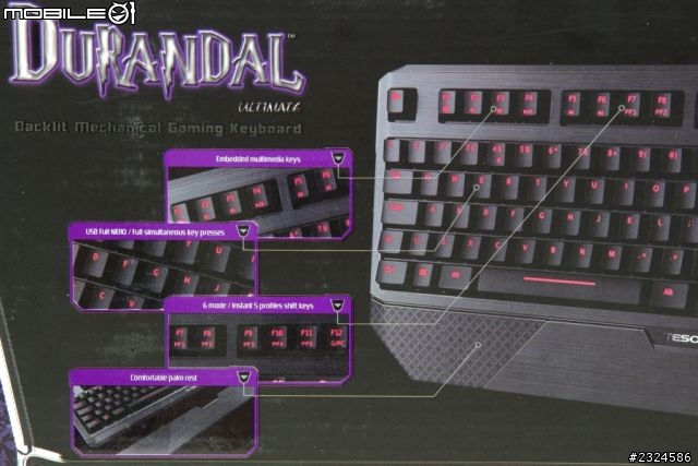 TESORO DURANDAL ULTIMATE e-SPORT EDITION 鐵修羅杜蘭朵劍終極版 電競特仕 紅/黑混軸 機械式中文鍵盤