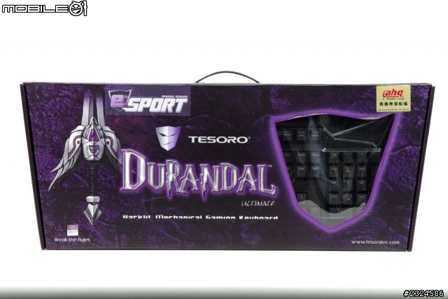 TESORO DURANDAL ULTIMATE e-SPORT EDITION 鐵修羅杜蘭朵劍終極版 電競特仕 紅/黑混軸 機械式中文鍵盤