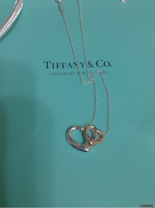 毫不專業的小開箱--tiffany double open heart