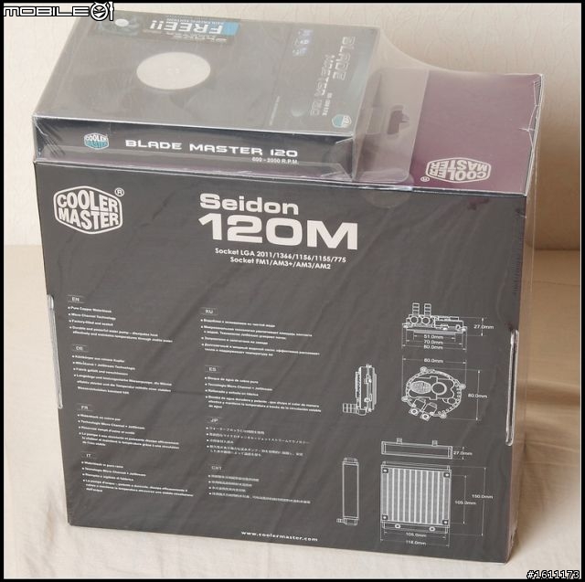 【開箱】 限量FX8150一體式水冷版是殘酷!那用CM Seidon 120M來DIY吧!