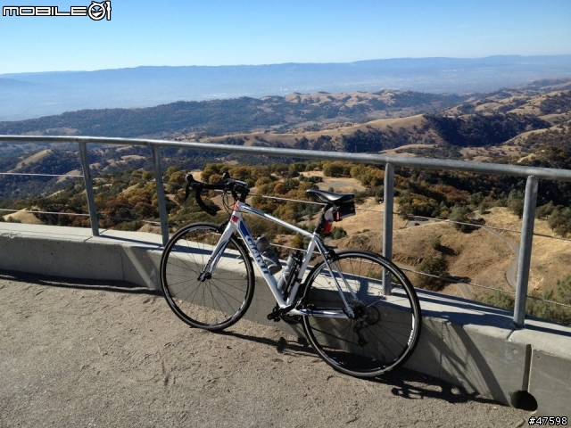 2013 元旦升旗 Mt. Hamilton Rd. 60km -> Lick Observatory 1283m