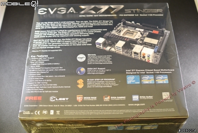 雙潮來襲 EVGA Z77 Stinger ITX + EVGA GTX 660 Superclocked