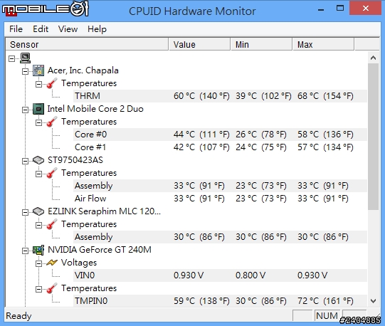 Acer 5920G Win8 安裝 240M 心得