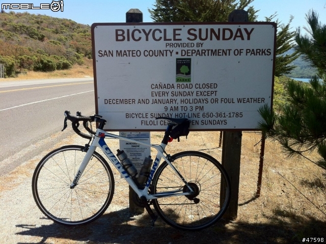 2013 元旦升旗 Mt. Hamilton Rd. 60km -> Lick Observatory 1283m