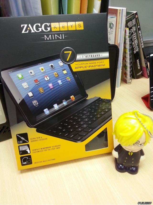 Ipad Mini時尚商務新玩具,藍芽鍵盤ZAGG Keys Mini 7不專業開箱文