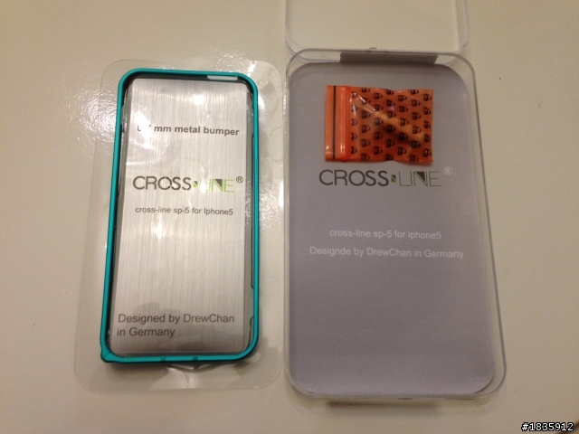 標榜和iphone5相同質感的保護殼 cross line SP-5 開箱