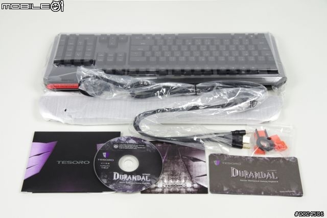 TESORO DURANDAL ULTIMATE e-SPORT EDITION 鐵修羅杜蘭朵劍終極版 電競特仕 紅/黑混軸 機械式中文鍵盤